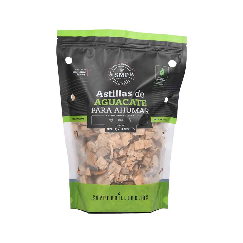 Astillas De Aguacate Para Ahumar 420g 1 Pz