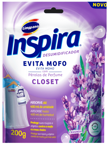 Deshumidificador Para Closet Inspira Lavanda 200 1 Pz