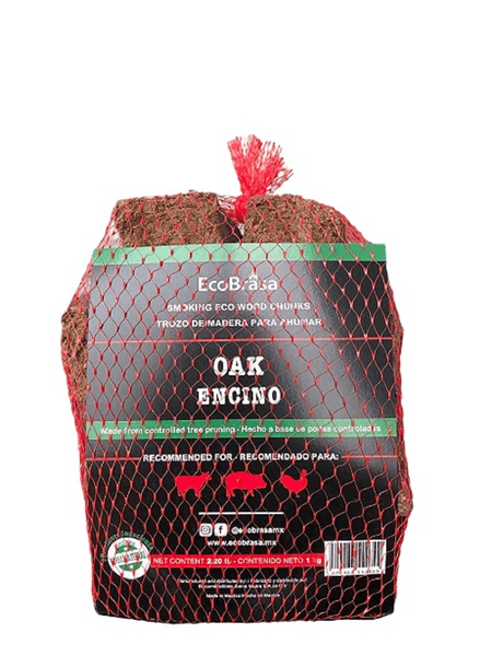 Ecobrasa Caja De Chunks Encino 1 Kg