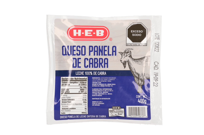 Heb Queso Panela De Cabra 400 G