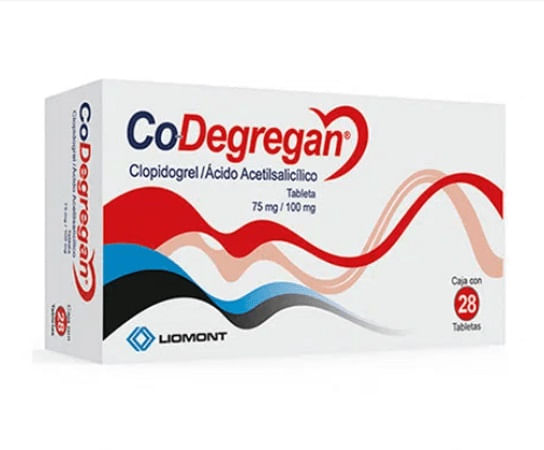 Co-Degregan 75/100mg Clopidogrel, Acido Acetilsal 1 Pz