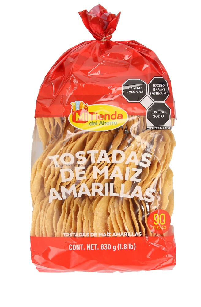 Tostada Frita Amarilla 90 Pz