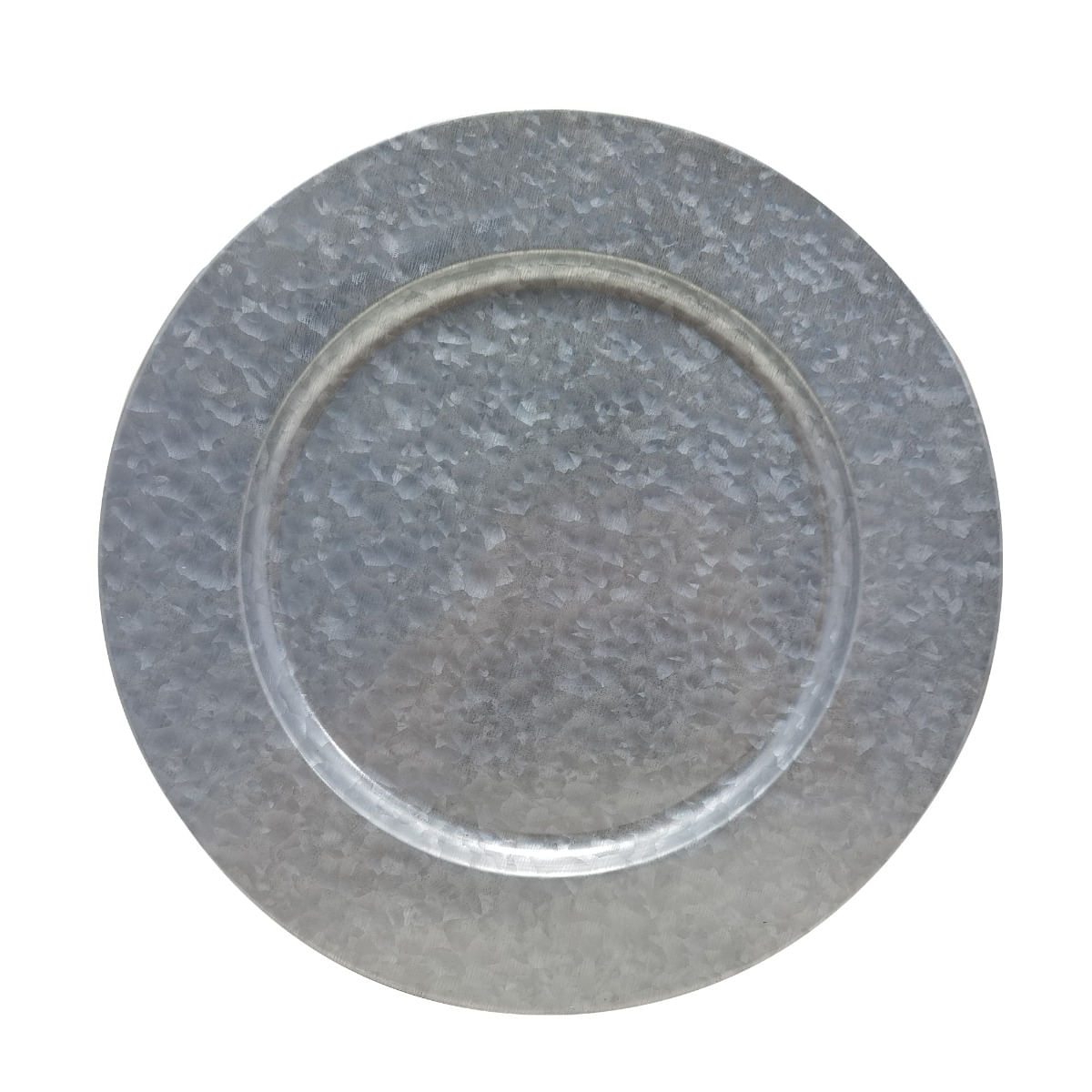 Plato Cargador Plata 33cm 1 Pz