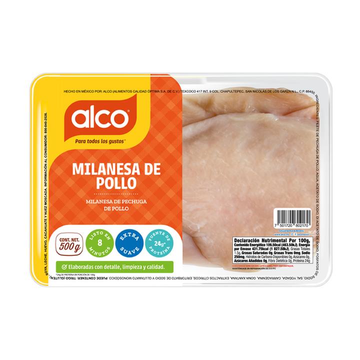 Milanesa Natural De Pollo