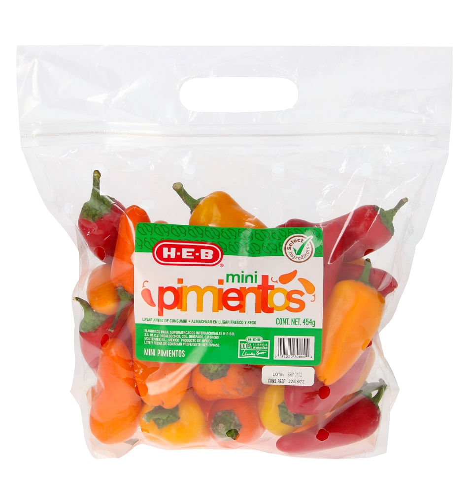 Pimientos Mini 1 Lb 1 Pz