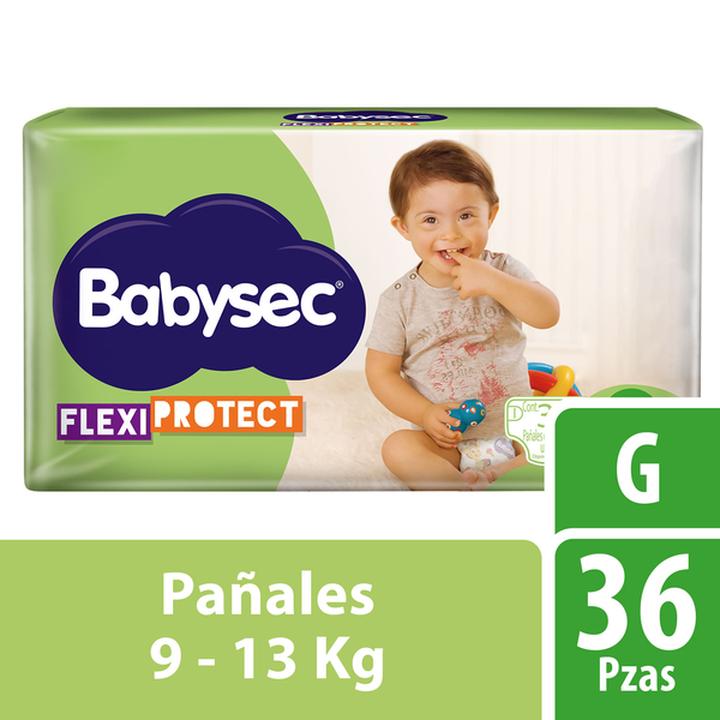Babysec Pañal Flexi Protect Grande 36 Pz