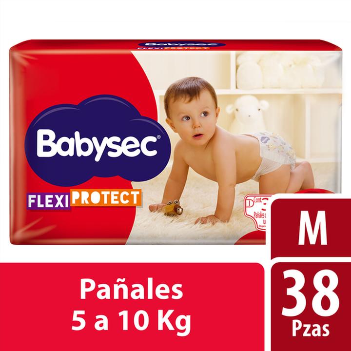 Babysec Pañal Flexi Protect Mediano 38 Pz