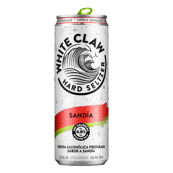 Hard Seltzer White Claw Sabor Sandía 4.8° 355 Ml