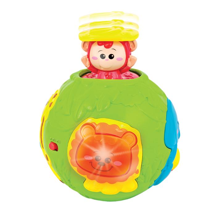C Activity Fun Ball With Surprise Pop-Up Monkey 1 Pz