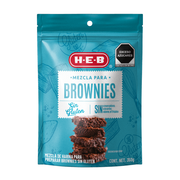 Heb Harina Brownies Gluten Free 350 G