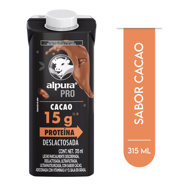 Leche Alta En Proteina Sabor Cacao 315 Ml