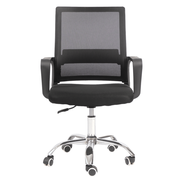 Silla De Oficina Kerville Home Negro 53*23*52 Cm 1 Pz
