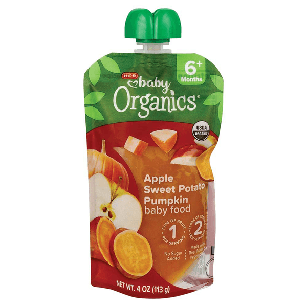 Heb Baby Papilla Organica Manzana Camote 113 G