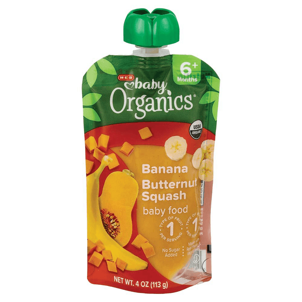 Heb Baby Papilla Organica Platano Calabaza 113 G