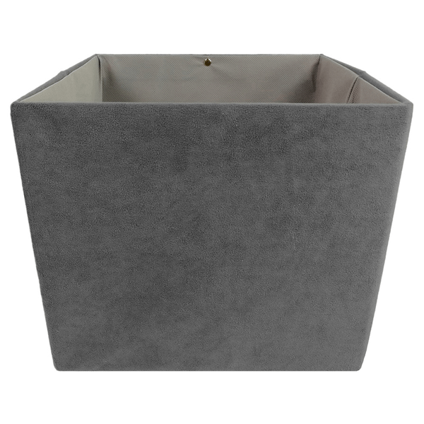 Caja Textil Para Almacenamiento Gris 30 X 26.5 X 1 Pz