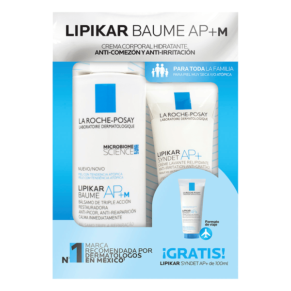 Kit Crema Corporal Hidratante Lipikar Baume Ap+M 647 G