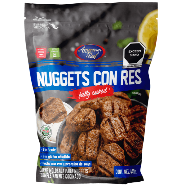 American Beef Nuggets Con Res 440 G