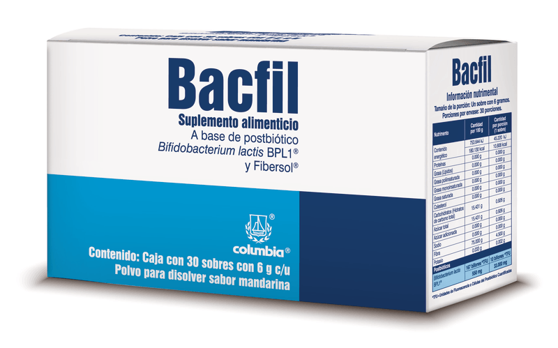 Bacfil Sab Mandarina 30 Sb Bifidobacterium 1 Pz
