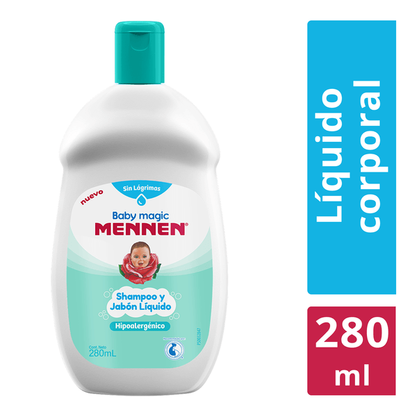Baby Magic Shampoo Para Bebé 2 En 1 Hipoalergénico 280 Ml