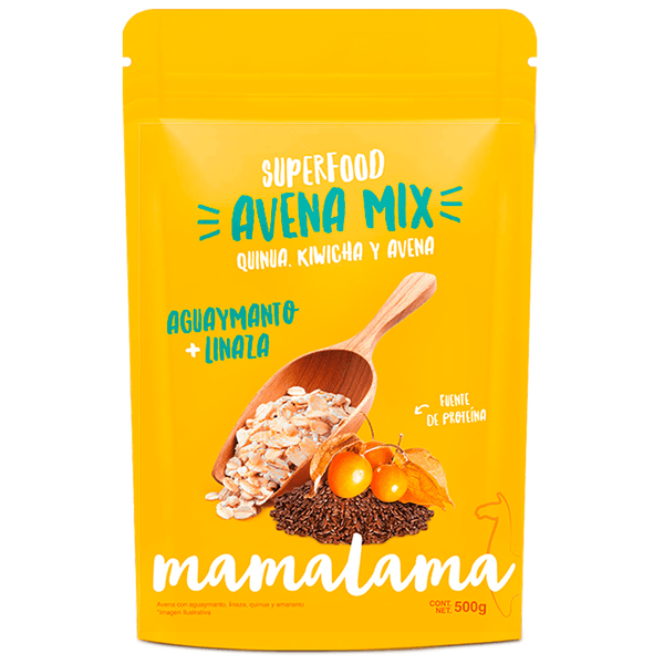 Mamalama Superfoods Avena Mix Aguaymanto + Linaz 500 G