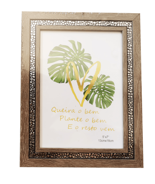 Portarretrato Con Piedras Plata 12x17cm (5x7) 1 Pz