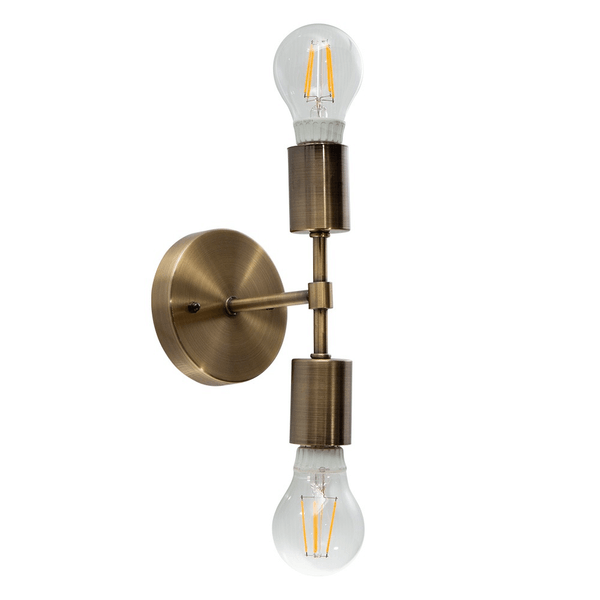 Aplique De Pared Moderno Bronce Antiguo 60w 1 Pz