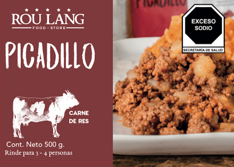 Rou Lang Comida Picadillo 500 G