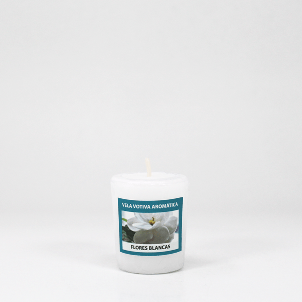 Chacel Vela Flores Blancas Votiva 60 G 1 Pz