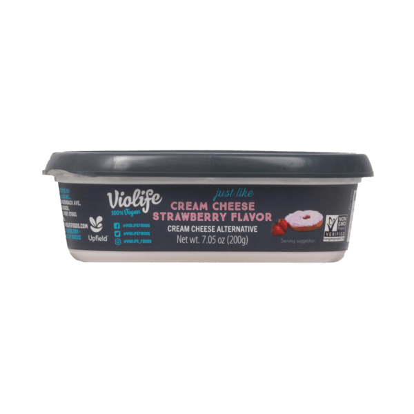 Queso Crema Vegano Fresa Org 200 G