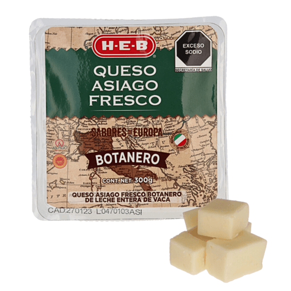 Queso Asiago Fresco Botanero 300 G