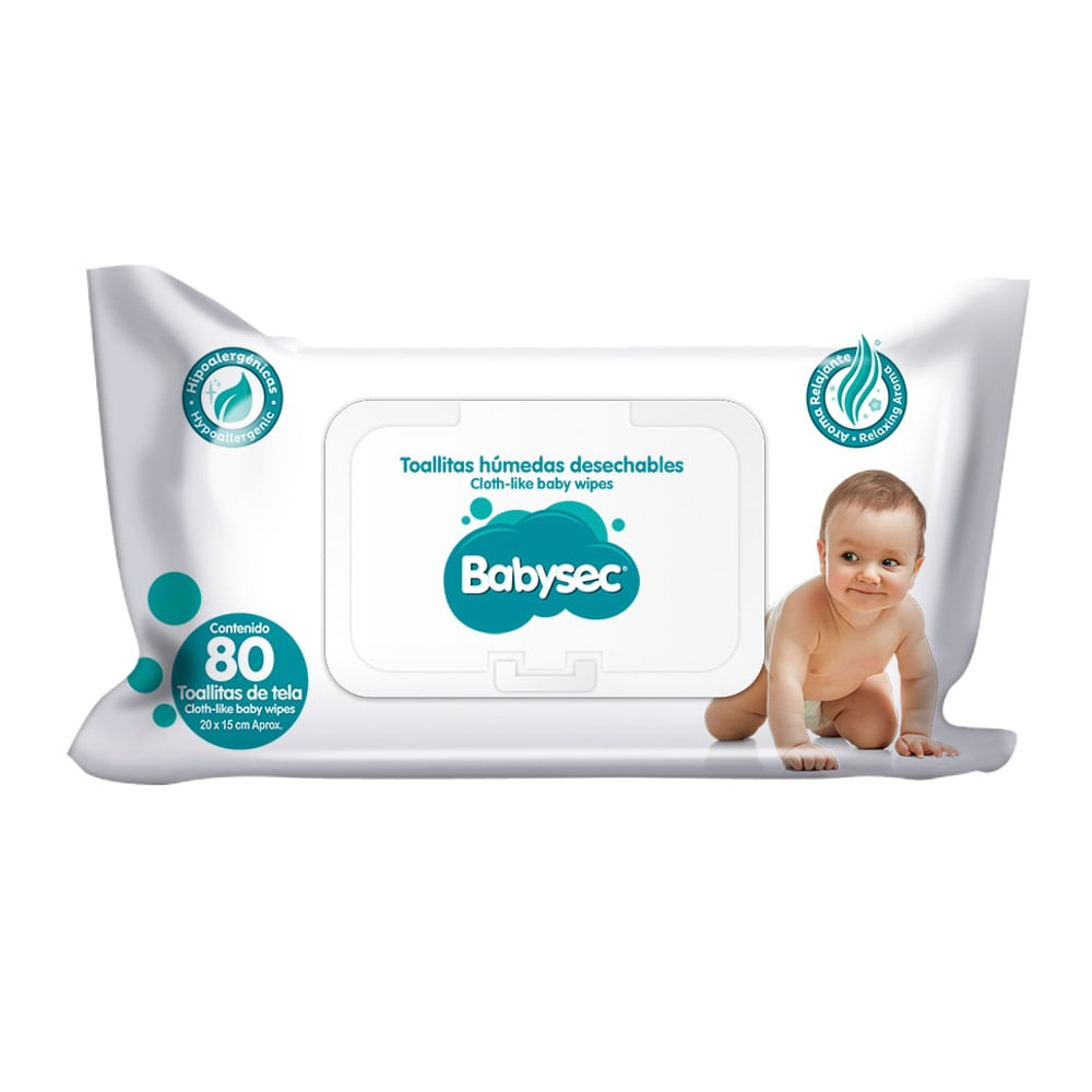Babysec Única Toallitas Húmedas Con 80 Pz