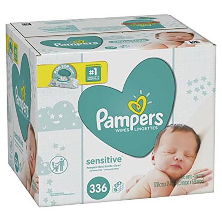 Pampers Toallitas Sin Perfume Piel Sen 336 336 Pz