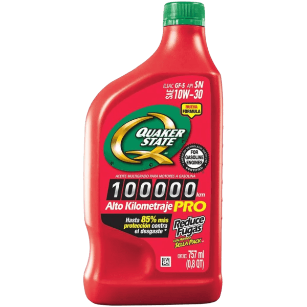 Aceite Para Motor Alto Kilometraje Sintético Pro Sae 10w-30 Api Sp 757 Ml