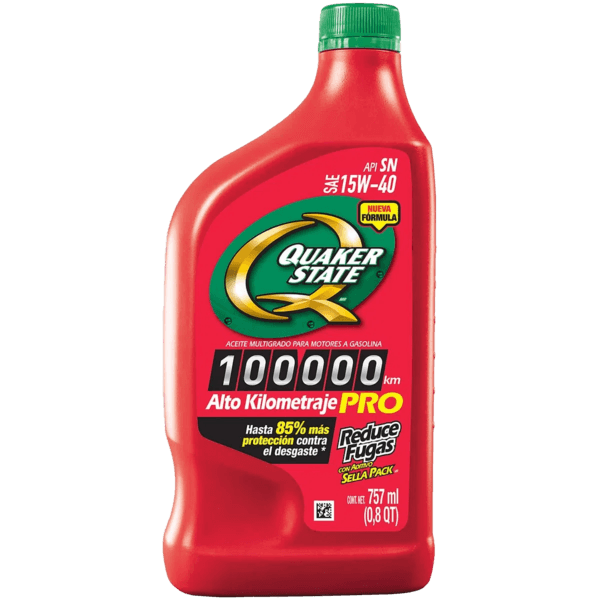 Aceite Para Motor Alto Kilometraje Sintético Pro Sae 15w-40 Api Sp 757 Ml