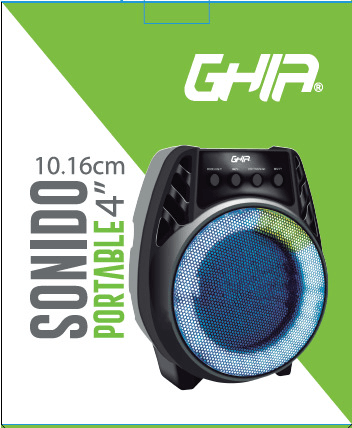 Bafle Ghia Gsp-004 Negro 1 Pz