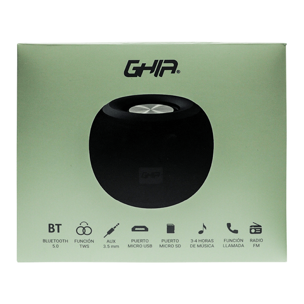 Bocina Ghia Bx181 Negro 1 Pz