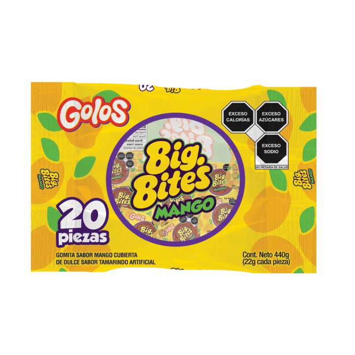 Bokados Goma Mango Big Bite Mango 22 G