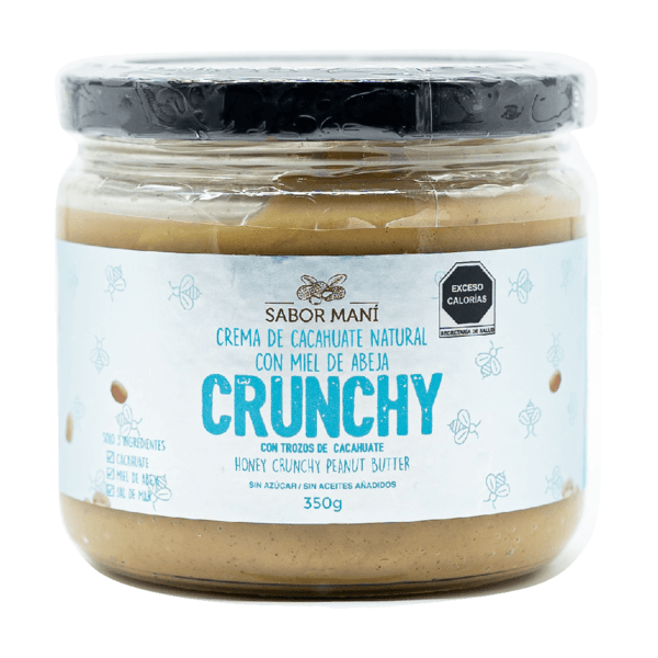 Crema De Cacahuate Con Miel De Abeja Crunchy 35 350 G