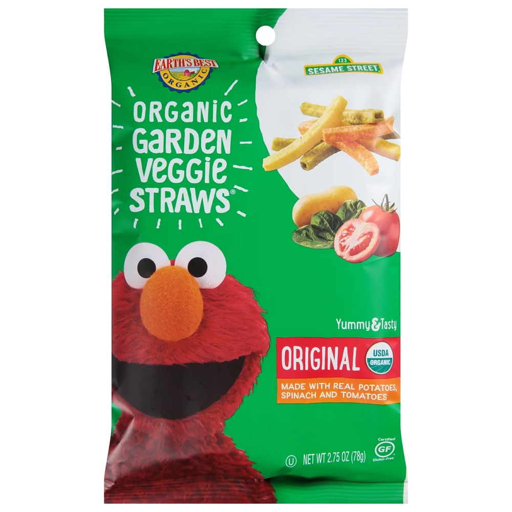 Earths Best Botana Orgánica De Vegetales 78 G