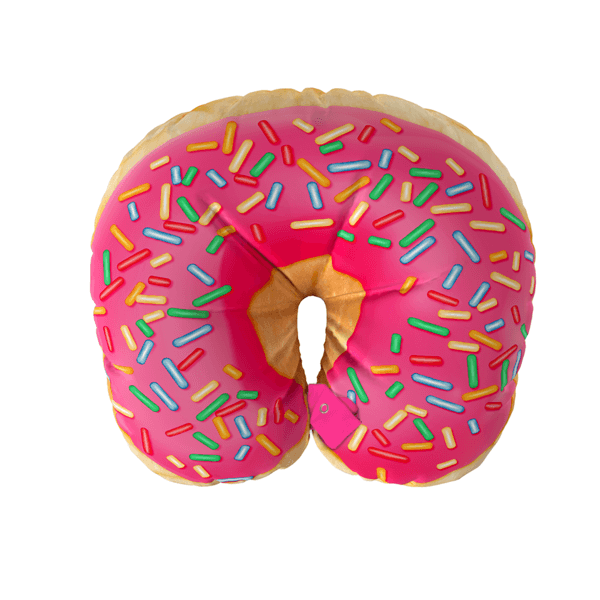 Cojin De Viaje Donas Rosa 1 Pz