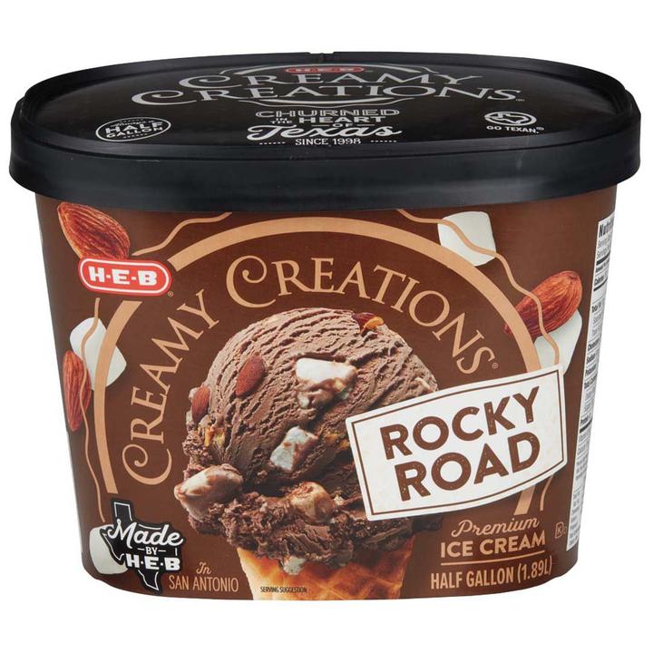 Heb Helado Rocky Road 1.89 L