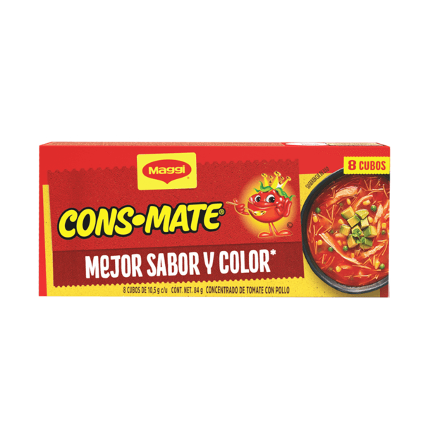 Concentrado De Tomate Maggi Consomate 8 Cubos 84 G
