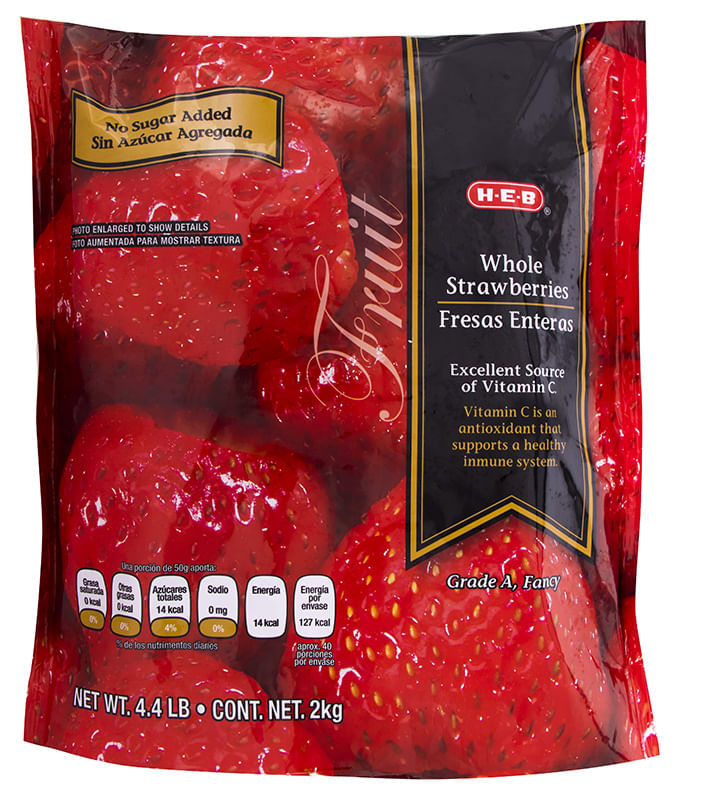 Fruta Congelada Fresas 2 Kg