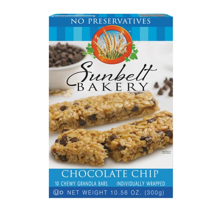Sunbelt Barras De Granola Chocolate Chip 300 G