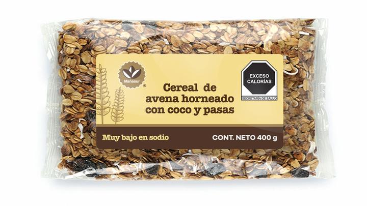 Manasur Cereal De Granola Avena Horneada 400 G