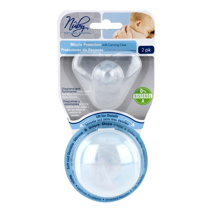 Protectores De Pezón 2 Pack Con Estuche Natural Touch Nuby