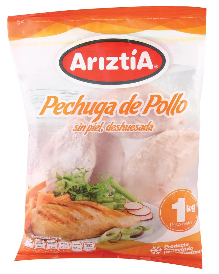 Medias Pechugas Bolsa D/Pollo S/H Y S 1 Pz