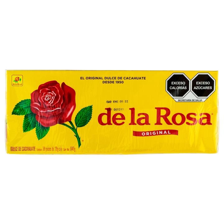 De La Rosa Mazapán Dulce De Cacahuate Con 30 Pz