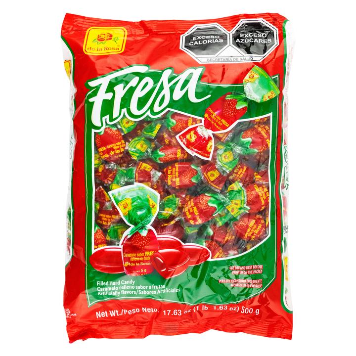 Caramelo Relleno Fresa 100 Pz