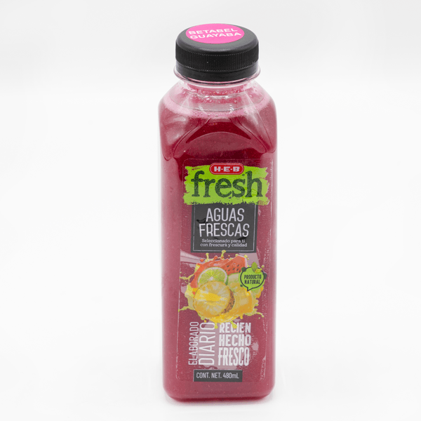 Heb Fresh Agua De Betabel Guayaba 480 Ml